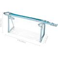 Miniatyrbild 2 av 5: 5-pack transparenta vattentäta kosmetiska väskor med dragkedja, bärbara PVC-klara kosmetiska sminkväskor för semester, resor, badrum | Fashion Pract