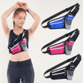 Miniatyrbillede 2 af 3: Udendørs Sports Vandflaske Talje Taske Løb Vandtæt Mode Kvinder Bælte Taske Reflekterende Holdbar Fanny Pack Mænd Traval Crossbody Taske sort