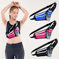 Pikkukuva 2 / 3: Ulkoilun urheilukattila vyölaukku juoksu vedenpitävä muoti naisten vyölaukku heijastava kestävä fanny pack miesten Traval crossbody laukku musta