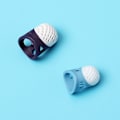 Pikkukuva 5 / 5: Violte 3 kpl Pehmeä liukumaton sormustin kotitalous ompelu diy työkalu suojaus quilting käsityötarvikkeet keskikokoinen suuri sormensustin cout