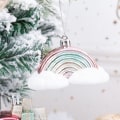 Miniatyrbilde 3 av 4: Julekuler 70 stk malte kuler spesialformede kuler hus bokser juletreheng juledekorasjoner