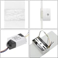 Miniatyrbillede 2 af 5: En LED væglampe C110-265V 4W til skab, korridor, kabinet, garderobe