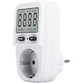 Miniatyrbillede 2 af 5: Effektmeter 230V/16A, Effektmeter Stikkontakt Effektmeter, Effektforbrugsmåler Effektforbrugsmonitor med LCD-skærm, Maksimal effekt 3680W（1stk