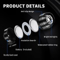 Miniatyrbilde 5 av 5: 2 stk LED Croc (farge: rød) skolykter, frontlykter for Croc, små lys, 2 stk morsomme Croc-frontlykter for sko, små LED-lys for voksne og barn Crocs G