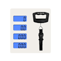Miniatyrbild 4 av 5: Maximal elektronisk bagagevikt 50 kg portabel digitalvåg för resebagage