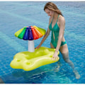 Miniatyrbillede 3 af 5: Flydende Poolbar, Pool Float til Voksne, Oppustelig Poolbar, Bar Float, 95x55x65cm