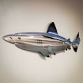 Miniatyrbilde 2 av 3: Shark Metall Kunst Veggdekorasjon Stue Soverom Hjemmedekorasjon