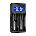 Miniatyrbilde 1 av 4: 18650 Batterilader med adapter, LCD Raissement lader 18650 for 26650 22650 20700 17670 17500 16340 (RCR123) 14500 10440 Ni-MH Ni-CD A AAA AAA A
