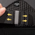 Miniatyrbillede 2 af 5: Taske, Side Shoulder Bag Åndbar Mesh Mænds Løb Shopping (Sort)