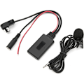 Miniatyrbillede 3 af 5: AUTO Bluetooth 5.0 AUX Adapter Kabel Bluetooth 5.0 Modtager med Mikrofon Håndfri Opkald Udskiftning til Alpine CDA-9857 CDA-9886 CDA-117