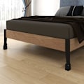 Miniatyrbillede 4 af 5: Justerbar sengforhøjelse 10 cm med skrueklemmer, 4\" møbelforhøjelse Heavy Duty 4-pak sofa bord og stolforhøjelse til firkantet/rundt møbelbendiameter