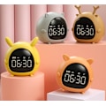 Miniatyrbilde 4 av 4: Analog Alarmklokke Sengeside Alarm Høy Alarm Tegneserie Alarm Mute 2 Grupper av Tidsinnstillinger Smart Multifunksjon Barn Multifunksjon Elektronisk Klokke Ra