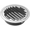 Pikkukuva 1 / 5: VMCPROMOTION AUTION GRILL AIDATION GRILL - PYÖREÄ ATTION GRILLI, Ruostumattomasta teräksestä valmistettu ilmastusritilä, tuuletus verkolla, pyöreä pakoputken ritilä, Ø