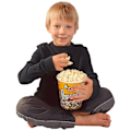 Pikkukuva 4 / 4: Retro-tyyliset muoviset popcorn-astiat leffaillan viettoon - 7 tuumaa korkea x 7 tuumaa ylähalkaisija (3 pakkausta)