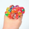Miniatyrbilde 5 av 5: Mesh Stress Balls med Vannperler Lindrer Spenning, Angst og Stressavlastning Fidget Toys for Voksne og Barn Forbedre Fokus også Tilfredshet for