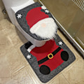 Miniatyrbild 2 av 5: 2023 Juldekorationer tomte ansiktslös gammal man toalettset badrum kreativ layout klä upp två set
