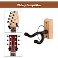 Miniatyrbilde 3 av 5: Veggmontert gitarstativ, 3 deler klassisk gitarholder for bass, akustisk gitar, banjo, mandolin, universal tre gitartilbehør justerbar G