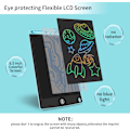 Miniatyrbillede 2 af 5: 10 tommer farverig LCD skrivetablet (blå), 10 tommer grafisk tegnebræt nøglelås håndskrift doodle pad børnelegetøj gaver til drenge piger