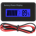 Miniatyrbillede 3 af 3: Digital batteritester, 12-48V LCD universal batterikapacitetsmåler digital batteriindikator vandtæt strømforsyningsbatteri Voltm