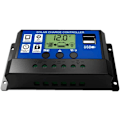Pikkukuva 1 / 4: 12V/24V älykäs aurinkopaneelin lataussäädin LCD-näytöllä ja