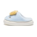 Miniatyrbillede 1 af 4: Vinter tegneserie bomuldsslippers, varme, skridsikre, tyksålede plys slippers, lyseblå 24,5 cm
