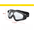 Miniatyrbillede 3 af 3: Skibriller sport snowboard skating skibriller (farve: sort transparent)