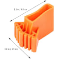 Miniatyrbillede 3 af 4: 4-delt stigeskoovertræk, skridsikre stigefødder, reservedelsstigefødder, skoovertræk til teleskopstiger, store (orange)