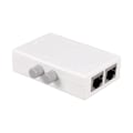 Miniatyrbilde 1 av 5: RJ45 Switch Splitter Selector, 2 Port Nettverks Switch Splitter Selector Hub) 1-Ut eller 1-Inn 2-Ut 100m T 2 Veis RJ45 Ethernet Nettverk Sinloon Trykknapp
