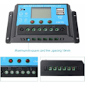 Miniatyrbillede 3 af 5: 20a Load controller SOLAR REGULERING SOLAY PANEL LED 12-24V, BATTERIREGULERING SOLIER PAYER SERVICE SERVICE