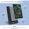 Miniatyrbillede 2 af 5: Farverig LCD-skrivetablet, 8,5 tommer tegnebræt, grafiktablet, nøglelås, håndskrift, doodle-tegneblok, børnelegetøj, gaver til drenge og piger