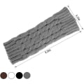 Miniatyrbilde 3 av 5: Dame Fingerless Hansker 4 Par, Dame Vinter Arm Fingerless Hansker Håndledd Ribbet Strikket Varme Arm Hansker med Hull for Dame Gaver