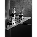 Miniatyrbillede 4 af 5: Badeværelseshylde i aluminiumslegering, brusehylde i rustfrit stål, hjørnehylde, trekantet kosmetikopbevaringskurv, køkkenvægmonteret opbevaringshylde 0zOF9N