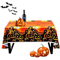 Miniatyrbilde 1 av 5: Halloween-duk, 137X274cm duk Halloween-dekorasjon, skummel gresskar-duk, rektangulær duk, Halloween-skjelettduk, Wat