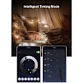 Miniatyrbilde 2 av 5: RGBCW taklampe med justerbar fargeintensitet med Bluetooth-fjernkontroll og applikasjon, intelligent stemmestyring, rund taklampe fo