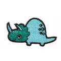 Pikkukuva 5 / 5: 15 kappaleen pakkaus, dinosaurusasu, söpöt kirjotut kangasmerkit, silitettävät ja ommeltavat takkiin, hattuun, reppuun, farkkuihin