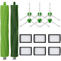 Miniatyrbilde 1 av 5: Tilbehørspakke for Roomba E5 E6 I3 I3+ i7 J7 J7+ E5154 E5158 Komplett erstatningssett for reservedeler, sidebørster, filtre