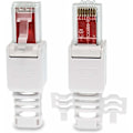 Miniatyrbilde 2 av 5: RJ45 Cat6 Cat5 LAN Nettverks Patch Kabel Plugg Verktøyfri Montering Krympeplugg 4 Pakning Verktøyfri RJ45 CAT6 Kobling