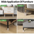 Miniatyrbillede 2 af 5: Beige - 10 cm justerbar polstringspude med skrueklemmer, 4\" pude til senge, borde, sofaer, skriveborde, kraftig polstringspude til 0,8-1,6\" C