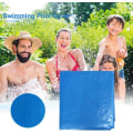 Miniatyrbild 5 av 5: Poolskydd, Vattentätt Rektangulärt Poolskydd Enkelt Set Dammsäkert Poolskydd för Rampooler (300*200CM/9.84*6.56FT)