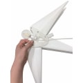 Miniatyrbilde 4 av 5: 14\" LED Moravian Star Tree Topper - Lysende hvit juletre stjernetopp - (Hvit LED)