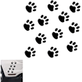 Miniatyrbild 1 av 5: Set med 12 bilstickers (svart)