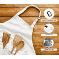 Pikkukuva 2 / 5: Utopia Kitchen 2-pakkaussäädettävä liivi-esiliina 2 taskulla