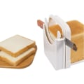 Miniatyrbillede 1 af 5: Brødskærer, Brødskærere til Hjemmelavet Brød, Justerbar Sandwich Maker Loaf Cutter Maskine Foldbar Toast Slicer Håndholdt Brødskærer med Skæring