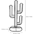 Miniatyrbillede 5 af 5: Podholder, Kaktusformet Kaffepodholder Hjem Sort Jern Kaffe Kapsel Opbevaringsholder Organizer, Kan Holde 48 Kaffepods