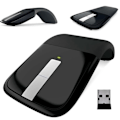 Miniatyrbillede 2 af 5: Foldbar trådløs computermus, 2,4 GHz foldbar PC-spilmus, ergonomisk design bærbar optisk mus med USB-modtager kompatibel med PC/Lapt