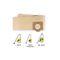 Miniatyrbild 4 av 4: Paket med 5 raka dammsugarpåsar för Kärcher WD3, WD 3 Premium, WD3200, WD3500P, A2204, A2534, SE4001, KAR69591300