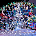 Miniatyrbild 3 av 5: Julstjärna ljusslinga, 344 LED ljusslingor julgran 8 lägen  Vattentät IP44 för utomhus inomhus fönster bröllop fest Sapi
