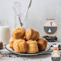 Miniatyrbillede 2 af 5: Chef Shape Køkken Timer Nedtælling Mekanisk Timer 60 minutters nedtællingsalarmur til børn og ældre, til bagning, madlavning og læring.