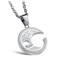 Pikkukuva 4 / 5: Yaadannoo muuziqaa puzzle sibiilaa hin goggogne dhiiraa fi dubartoota walsimsiisuu set pendant necklace