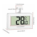 Miniatyrbild 2 av 5: 3X Kylskåpstermometer Digital Frystermometer Kyltermometer Rum Vattentät Frystermometer med LCD-display med Krok för Temperatur